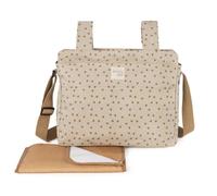 Sac à poussette cannelle, écru TU
