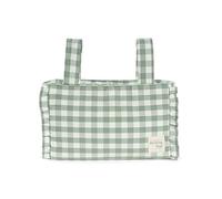 Walking Mum. Sac de rangement Remy Sac de maternité pour poussette, poignées courtes à fixer au chariot, couleur verte, dimensions 31 x 17 x 12 cm.