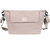 Walking Mum Sac isotherme pour nourriture pour bébé I Love Vichy, grande capacité, design polyvalent avec poignée courte et sangle pour le porter sur les épaules. Couleur noire. Dimensions : 26 x 23 x