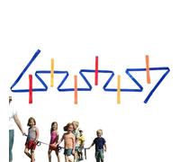 Walking Rope, Preschool Guide, Kids Safety Strap, Lightweight Design Structure, 145.67x0.98x0.39 inches, 12 Ring Holders Included, Perfect for School Walks, Park Outings