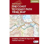 Walking the Coast to Coast Path Trail Map: Complete 1:25,000 OS trail map for the full National Trail