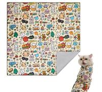 Walking Way 70 cm Enrobe Magique pour Chats Couverture Auto-Adhésive pour Chat jusqu'à 7 kg Résistant aux Rayures, Antipoussière, Tissu Lavable pour Animaux, Électronique, Cosmétiques et Plus