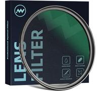 Walking Way Filtre Black Mist 1 72MM Black Pro-Mist Filtre de Diffusion avec 24-Couches Nano-Revêtements - Filtre de Adoucissant pour Objectif de Appareil Photo d'Effet Vintage Cinématographique