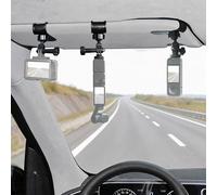 Walking Way Support Pare-Soleil Voiture, Clip à Dégagement Rapide Réglable 360° pour GoPro Hero 13, DJI Osmo Action Pocket, Insta360 X5 Ace Pro/2, Smartphone, Accessoire Appareil Photo, Support VLOG