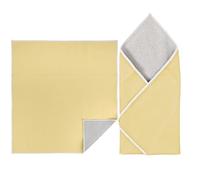 Walking Way Trousse de maquillage autocollante en tissu magique, jaune clair, 13.78 inch, Jaune clair
