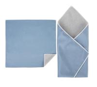 WalkingWay Sac Cosmétique Magique Enveloppe Protectrice Autocollante Anti-poussière, Résistante aux Rayures, Douce & Modifiable, Idéale pour Envelopper des Cosmétiques(45cm, Bleu)