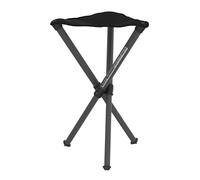 Walkstool - Modèle Basic - Noir - Tabouret Pliant 3 Pieds en Aluminium - Hauteur d'Assise 50 cm - Tabouret Pliable - Charge maximale 150 kg - Fabriqué en Suède