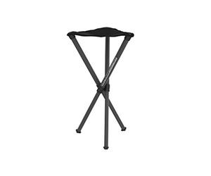 Walkstool - Modèle Basic - Noir - Tabouret Pliant 3 Pieds en Aluminium - Hauteur d'Assise 60 cm - Tabouret Pliable - Charge maximale 175 kg - Fabriqué en Suède