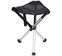 Walkstool - Modèle Comfort - Noir et Gris - Tabouret Pliant 3 Pieds en Aluminium - Hauteur d'Assise 45 cm - Tabouret Pliable - Charge maximale 200 kg - Fabriqué en Suède