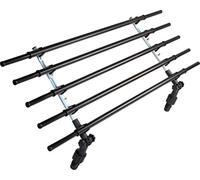 Walky Barrier dobar 62200 Grille de séparation de Coffre, pour Chien, Pliable, Adaptable à n'importe Quelle Voiture, Noire, 28-36 x 82-141 cm