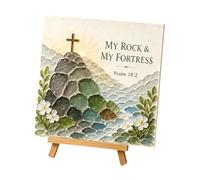 Wall Art Craft Set, Christian Bibles Verse Sea Inspired Decor for Home