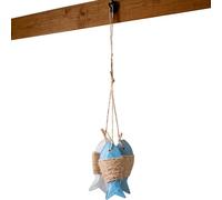 Wall Art Nautical Room Sign Decoration with Rope Coastal Wall Decor