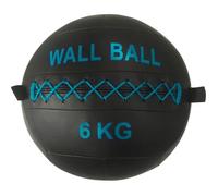 Wall Ball Sporti France 6kg - Noir/Violet - Adapté au Cross Training et Crossfit