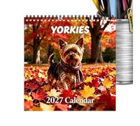 Wall Calendar 2027 - Funny Dog Photo Wall Daily Schedule Planner, Monthly H | 12 Month Annual Yearly Calendar, Monthly Hanging Calendar Organizer, Cute Pet Artwork Decoration for Dog Lover