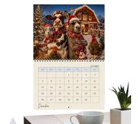 Wall Calendar 2027 Rooster - 12-Month Spiral Bind Paper Planner