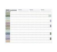 Wall Calendar Planner, Poster Calendar, 2025 Year Planner, Annual Wall Calendar, 12 Month Planner, Planning And Organizing Calendar, Decorative Wall Calendar, Monthly Wall Planner, Family Calendar, Ac
