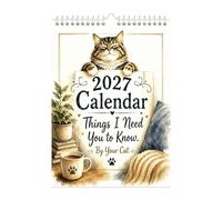 Wall Calendar Playful Cat Theme 12-eMonth Hangeable Planner Displeay | Wall Calendar 2027 For Home Officee School EClassroom Family Deorm Planning Teacher Work Bedroom