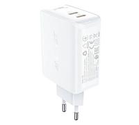 Wall Charger Acefast A29 Pd50w Gan, 2x Usb, 50w (White)