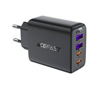 Wall Charger Acefast A61 Gan 2xusb-A, 2xusb-C Pd45w Eu (Black)