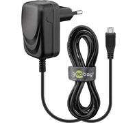 Wall Charger Micro Usb 1.0 A, Usb, Power Source For Smartphone, Ac Adapter, 1.5 M, Black