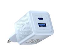 Wall Charger, Vention, Feql0-Eu, Usb-C Usb- A, 30w/30w, Gan (Blue)