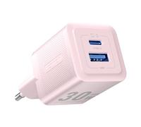 Wall Charger, Vention, Feqp0-Eu, Usb-C Usb- A, 30w/30w, Gan (Pink)