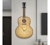 Wall Clock，Battery Operated Wall Clock，Creative Wall Clock for Music Room and Piano Room, Silent Art Wall Clock for Living Room and Dining Room, 35×70cm,B