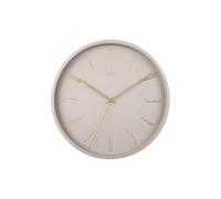 Wall Clock Belle Numbers Metal Gris Chaud