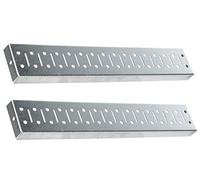 Wall Control 30-GS-0332 GV Rail galvanisé en métal pour panneau perforé, 81,3 cm