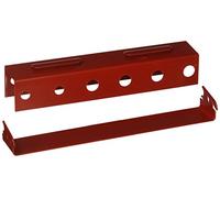 Wall Control ASM-SD-008 R Support de tournevis pour panneau perforé - Accessoire pour panneau perforé en métal, rouge