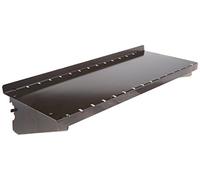 Wall Control ASM-SH-1606 B Étagère perforée Profonde pour Panneau perforé Uniquement, 15,2 cm, Noir