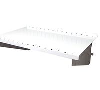 Wall Control ASM-SH-1609 W Étagère pour Panneau perforé Blanc 22,9 cm
