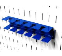 Wall Control ASM-SL-008 BU Support pour outils perforés en métal pour panneau perforé uniquement Bleu