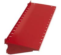 Wall Control Étagère en Panneau perforé de 15,2 cm de Profondeur - Panneau perforé et Panneau à Outils à Fente - Rouge