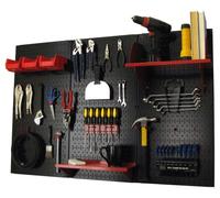 Wall Control Kit de rangement pour outils standard Noir/rouge