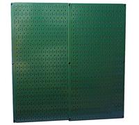 Wall Control - Lot de 2 panneaux perforés en métal, vert