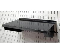 Wall Control Noir ASM-SH-1609 B 23 cm de Profondeur Panneau perforé à Monter Seulement, Noir