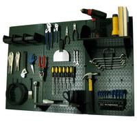 Wall Control Organisateur en panneau perforé de 1,2 m Kit de rangement pour outils standard en métal avec planche à outils verte et accessoires noirs