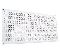 Wall Control Panneau perforé horizontal en métal blanc 40,6 x 81,3 cm