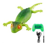 Wall Crawler Gecko - Caméléon d'escalade rechargeable 37 x 16,5 x 5,97 cm, robot télécommandé, jouet robot pour enfants d'âge préscolaire, élèves de maternelle, garçons, filles, enfants
