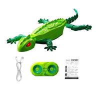 Wall Crawler Gecko, Remote Control Lizard Toy, Rechargeable LED Eyes Gecko