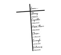 Wall Cross Decor, Christian Hanging Cross for Home and Prayer Spaces