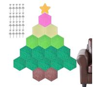 Wall Decor Felt Christmas Tree - 130x150cm Holiday Craft, DIY Display