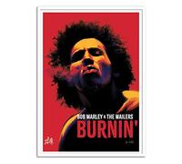 WALL EDITIONS Art-Poster - Bob Marley - Joshua Budich - Format : 50 x 70 cm