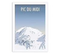 WALL EDITIONS Art-Poster - Pic du midi - Turo - Format : 50 x 70 cm