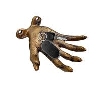 Wall Hook, Scary Hand Shape Adhesive Holder, 3.94x3.23x2.24 Inches Palm Up Coat Rack, Entryway Closet Bathroom Tool, Kitchen Bedroom Home Accessory, Apartment Furniture Decoration Device, Family Daily