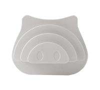Wall Hook, Walls Room Hanger, 3.94x3.15x1.38 Inches Multiple Slot Utility Mount, Cartoon Animal Nose Design with 3 Holders, Bag Hooks for Bedroom, Living Rooms, Apartment, Household Spaces