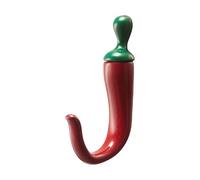 Wall Hooks, Chili Pepper Design, Rust Proof Hat Hanger, for Metal Material, Key Holder Wall Mount, Shower Kitchen Closet, for Bedroom Dorm Entryway Office RV Cabinet Purse Bag Backpack Use
