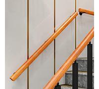 Wall il Barre d'appui carrée en bois de 0,6 m à 6,1 m pour escaliers d'intérieur pour personnes âgées et balustrade d'escalier élégante, installation facile
