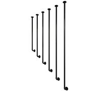 Wall il pour escalier intérieur, balustrade de sécurité pour personnes âgées et enfants, balustrade de 50 cm, barre de soutien de style industriel
